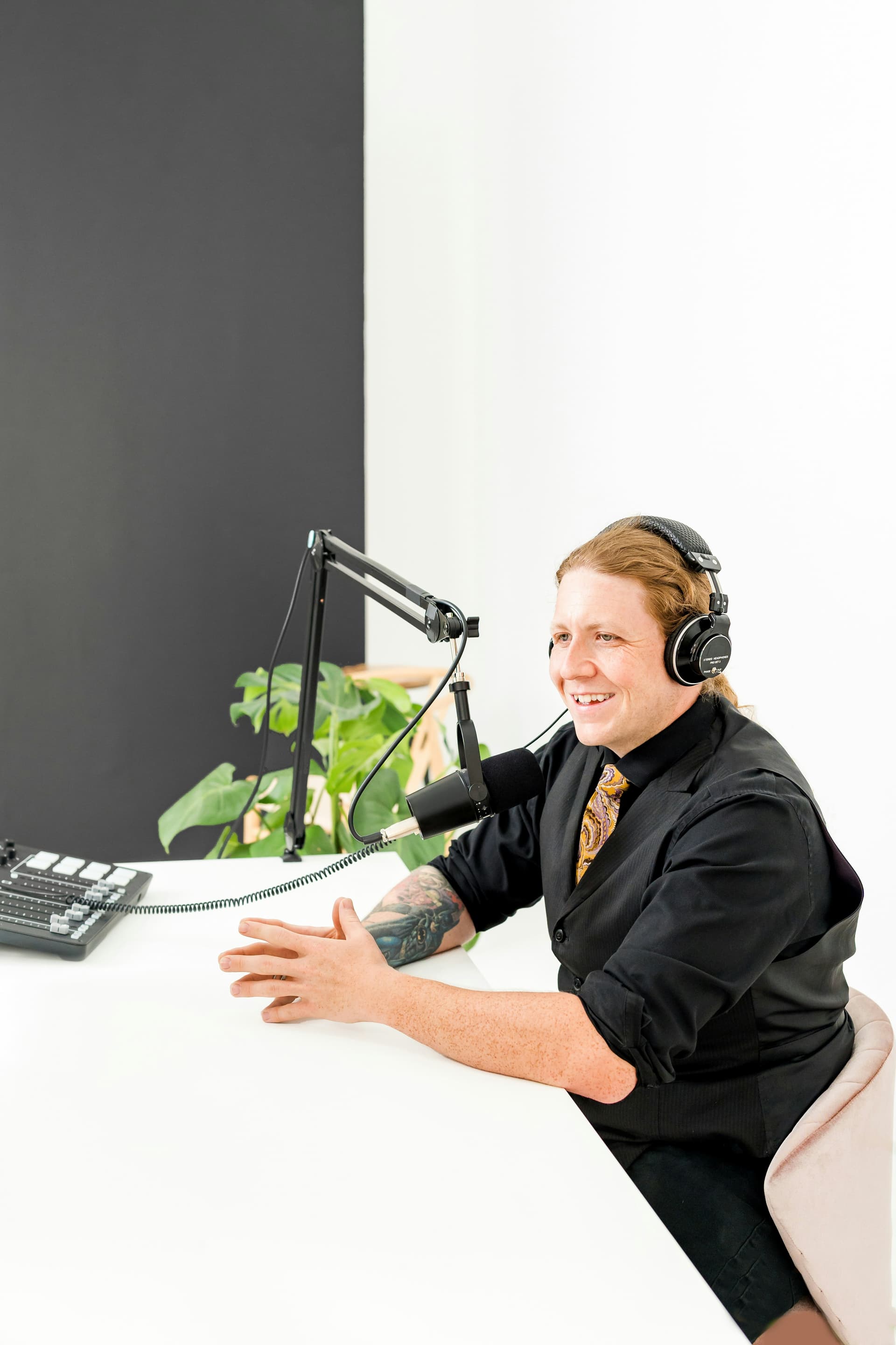 podcasting setup